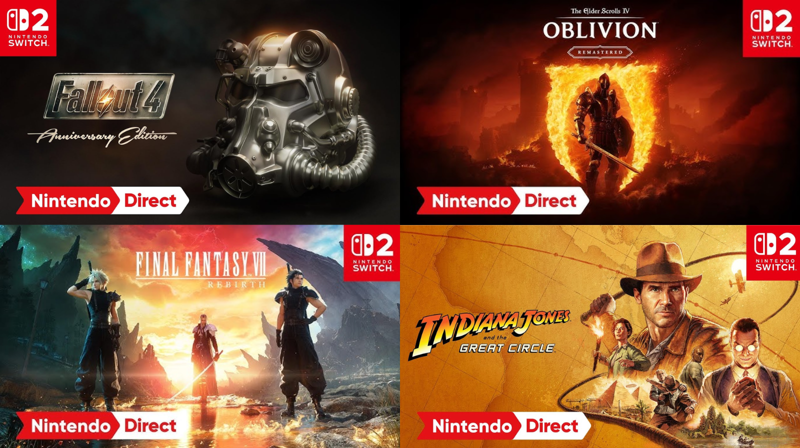 Nintendo Direct Triple A titles