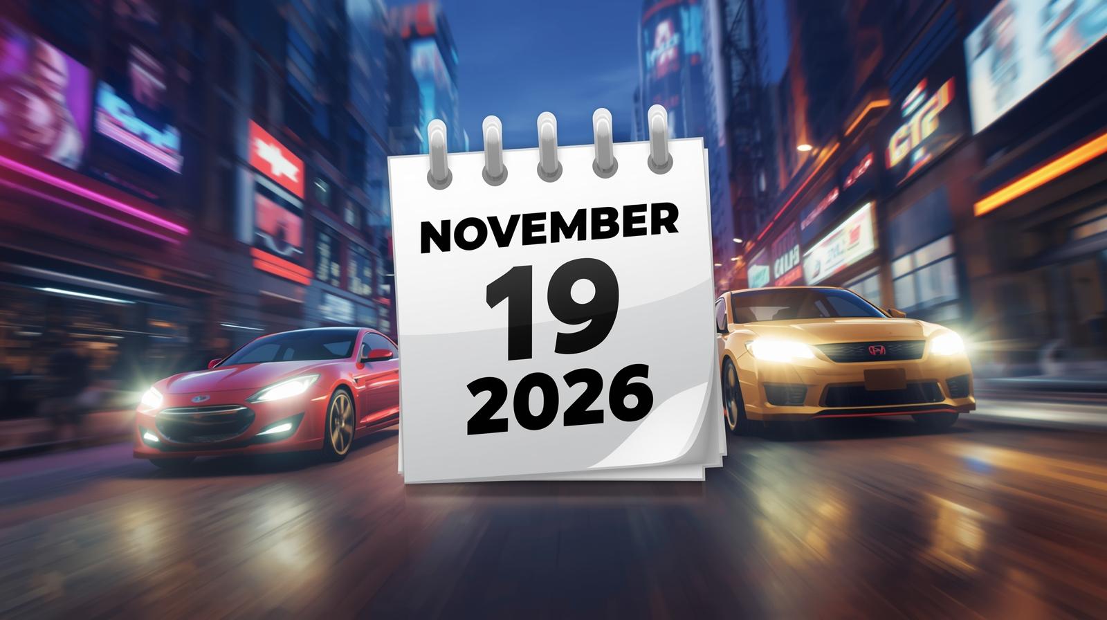 GTA 6 Release Date Novenver 19 2026